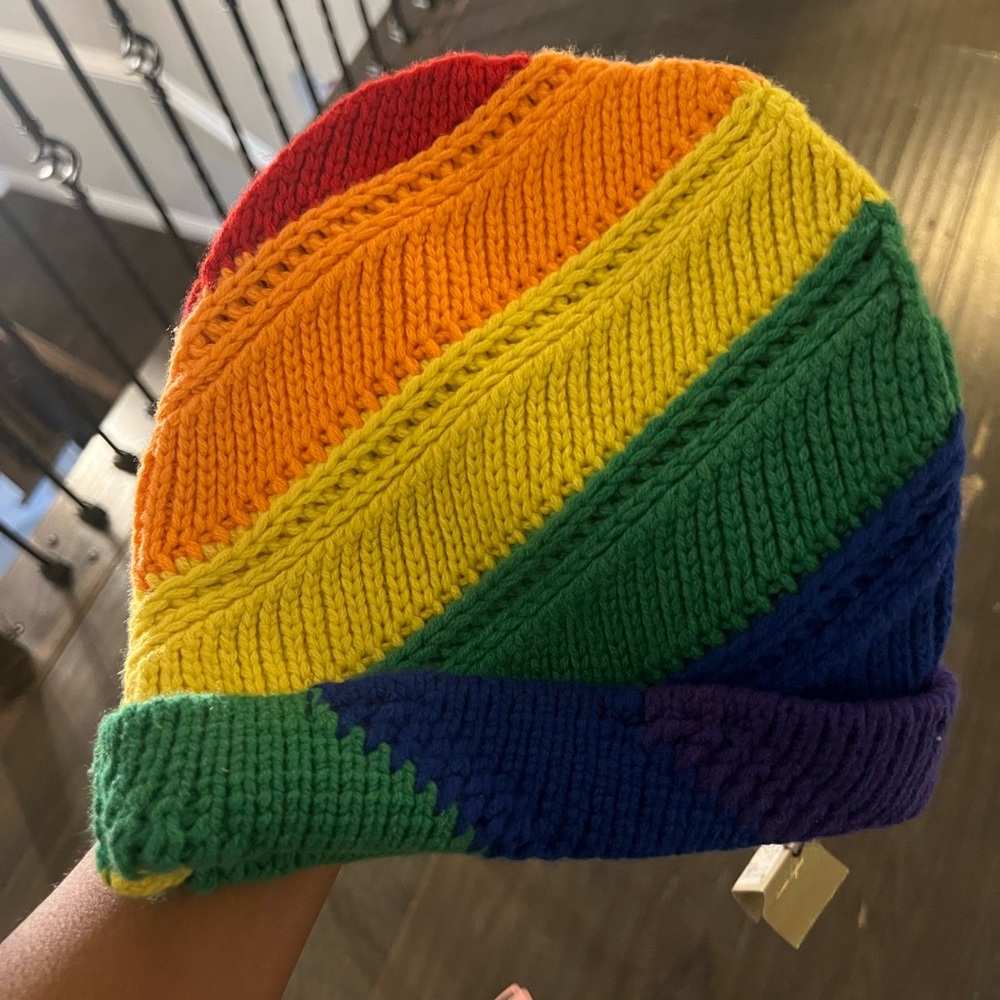 Burberry Rainbow Knit Hat